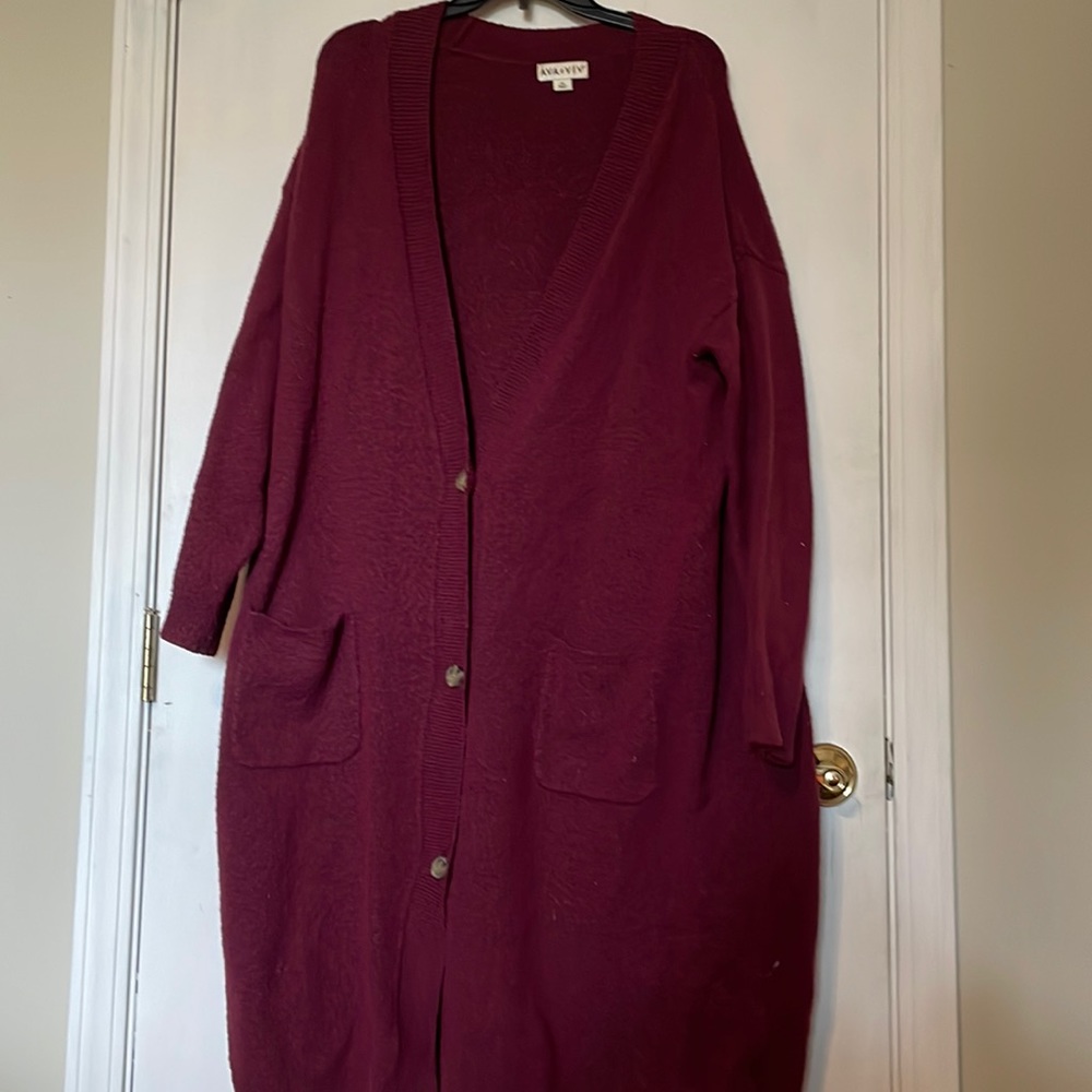 Ava & Viv size 2x   Perfect sweater with jeans of leggings.